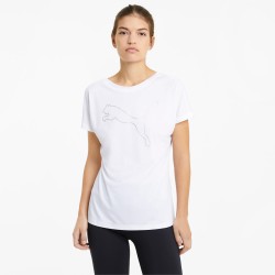 Puma Train Fav JERSEY Cat Tee dry-fit white 520260-02, 520260-02