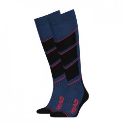 HEAD Κάλτσες ski v-shape μπλε/μαύρο/κόκκινο (2 ζεύγη), 701202743-003