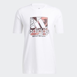 Ανδρικο T-shirt ADIDASUNIV BOS WHITE HC6911, HC6911