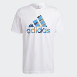 Adidas Ανδρικό T-shirt Λευκό με Λογότυπο, HE4375