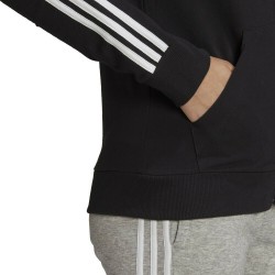 Adidas Essentials Γυναικεία Φούτερ Ζακέτα με Κουκούλα Μαύρη, GL0798