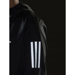 Adidas Own the Run Γυναικείο Μπουφάν Running Αδιάβροχο και Αντιανεμικό Μαύρο, H59271
