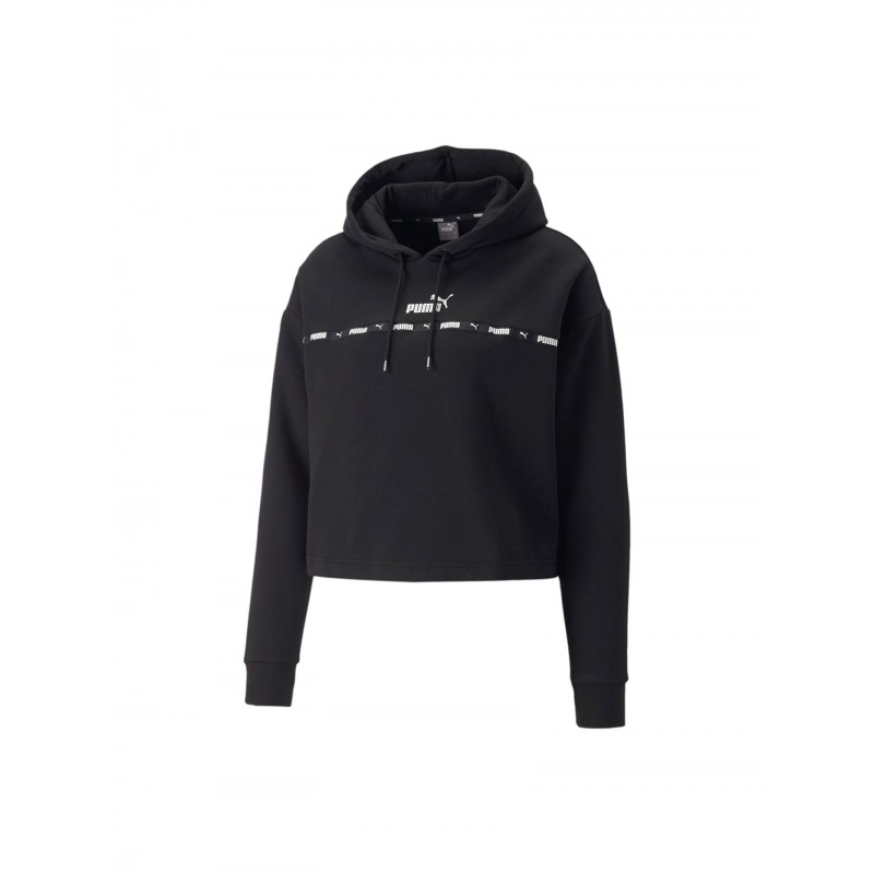 Puma power tape hoodie black 849946-01, 849946-01