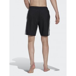 Adidas 3-Stripes CLX Ανδρικό Μαγιό Βερμούδα Μαύρη HT4358, HT4358