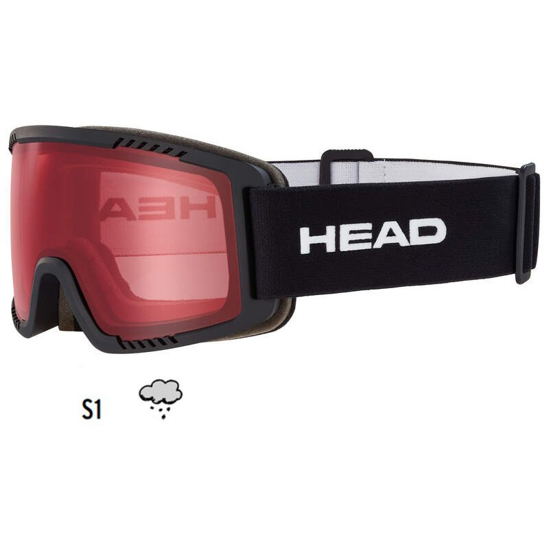 HEAD CONTEX YOUTH RED BLACK, 395333