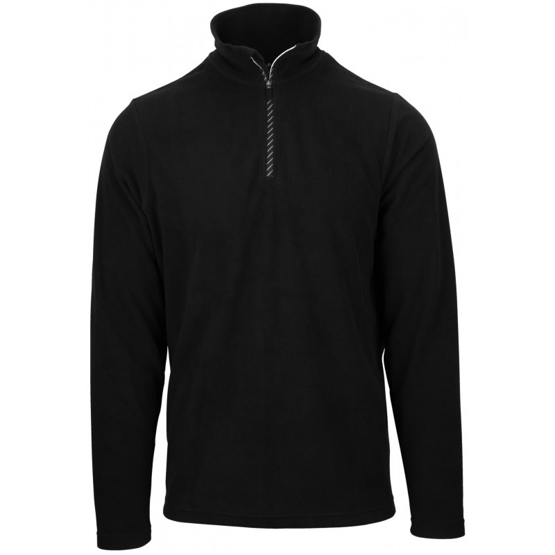 Fleece Pullover men black Avento 0745, 0745-ZWA