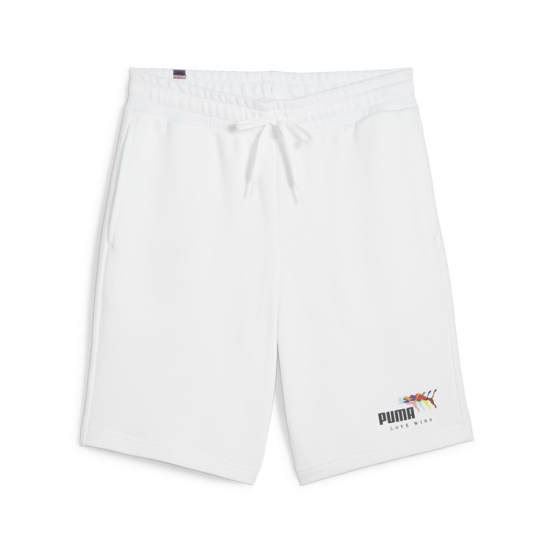 Puma Ess+ Love Wins Shorts white 680002-02, 680002-02