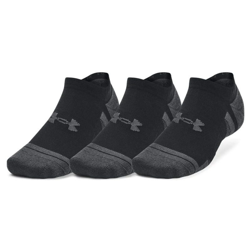 Under Armour Performance Tech No Show Socks x 3, 1379503-001