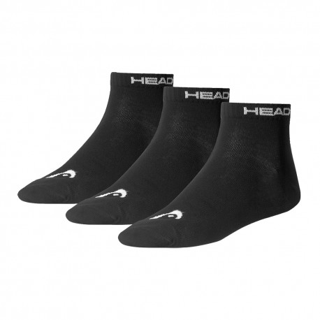 Κάλτσες HEAD quarter black (3 pairs)